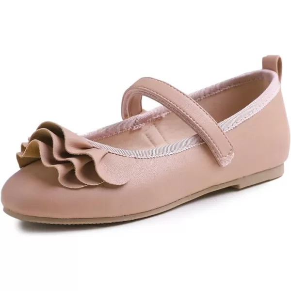 FEVERSOLE Girls Cute Dress Mary Jane Shoes Little Kids Casual Buckle Strap Flats