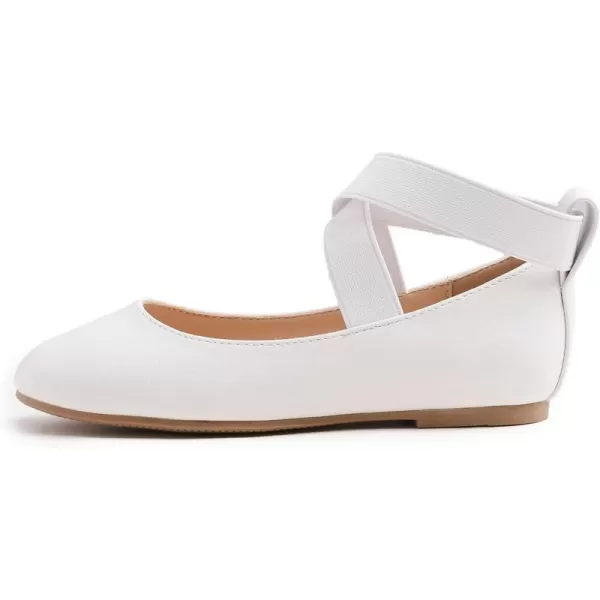 FEVERSOLE Girls Cute Dress Mary Jane Shoes Soft Party Holiday Ballet Flats