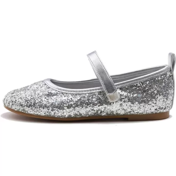 FEVERSOLE Girls Cute Dress Mary Jane Shoes Soft Party Holiday Ballet Flats