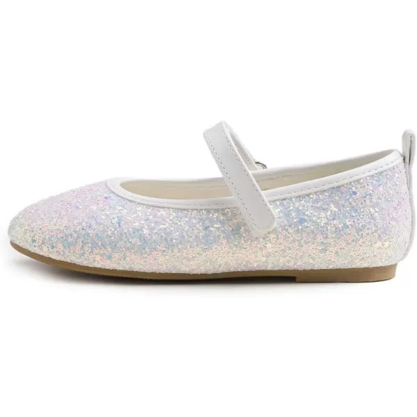 FEVERSOLE Girls Cute Dress Mary Jane Shoes Soft Party Holiday Ballet Flats