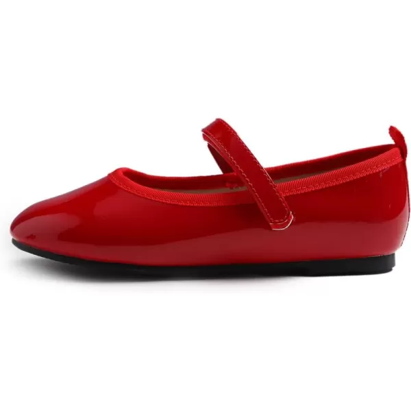 FEVERSOLE Girls Cute Dress Mary Jane Shoes Soft Party Holiday Ballet Flats