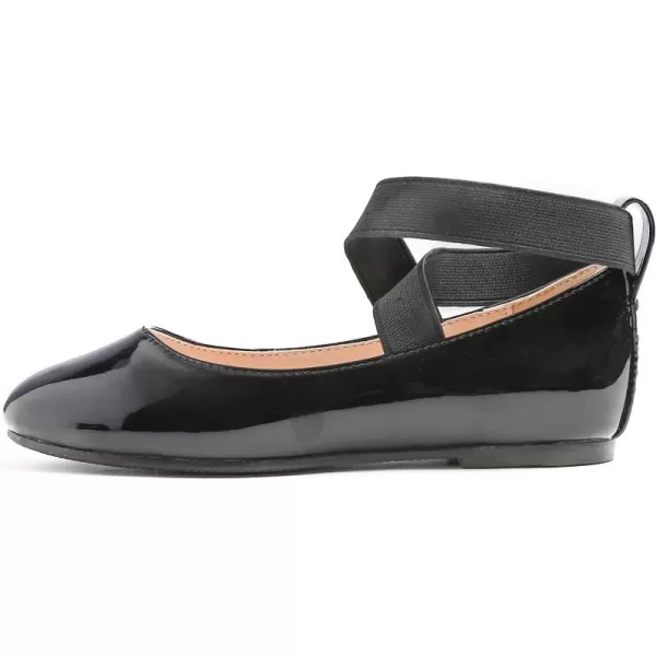 FEVERSOLE Girls Cute Dress Mary Jane Shoes Soft Party Holiday Ballet Flats
