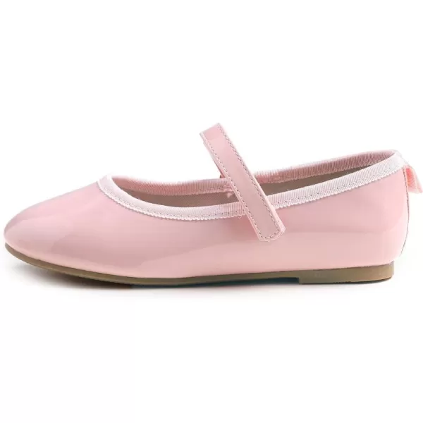 FEVERSOLE Girls Cute Dress Mary Jane Shoes Soft Party Holiday Ballet Flats