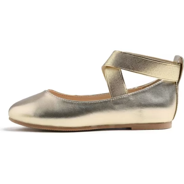FEVERSOLE Girls Cute Dress Mary Jane Shoes Soft Party Holiday Ballet Flats