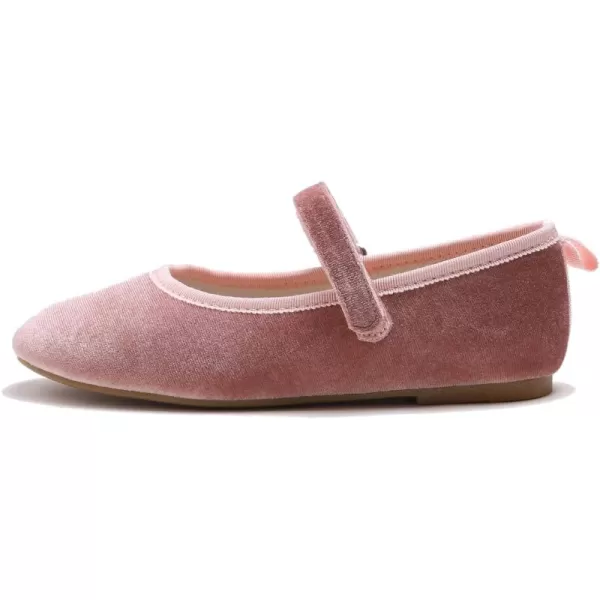 FEVERSOLE Girls Cute Dress Mary Jane Shoes Soft Party Holiday Ballet Flats