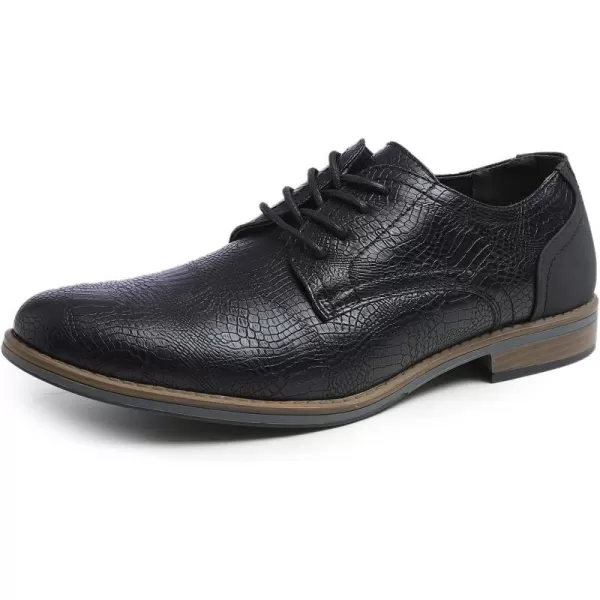 FEVERSOLE Men's Classic Dress Oxford Vegan Leather Casual Derby Shoes