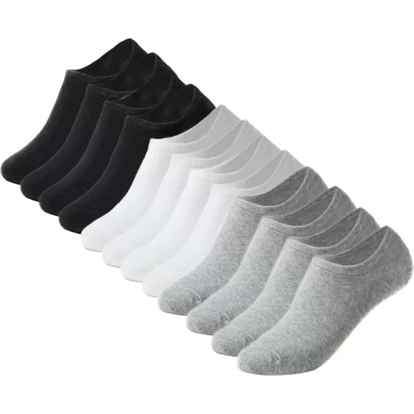 FEVERSOLE No Show Socks Women Ankle Low Cut Thin No Slip Invisible Liner Socks)