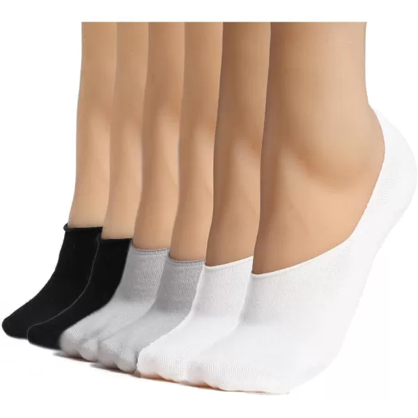 FEVERSOLE No Show Socks Women Ankle Low Cut Thin No Slip Invisible Liner Socks