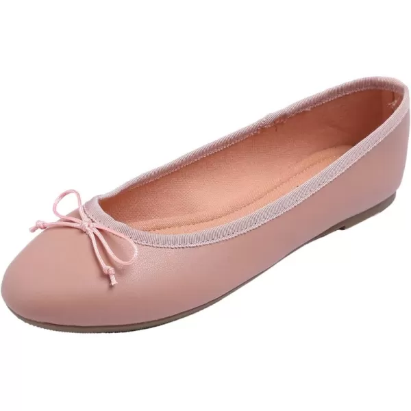 FEVERSOLE Women's Bow Tie Fashion Dress Slip On Shoes Round Toe Ballet Flat