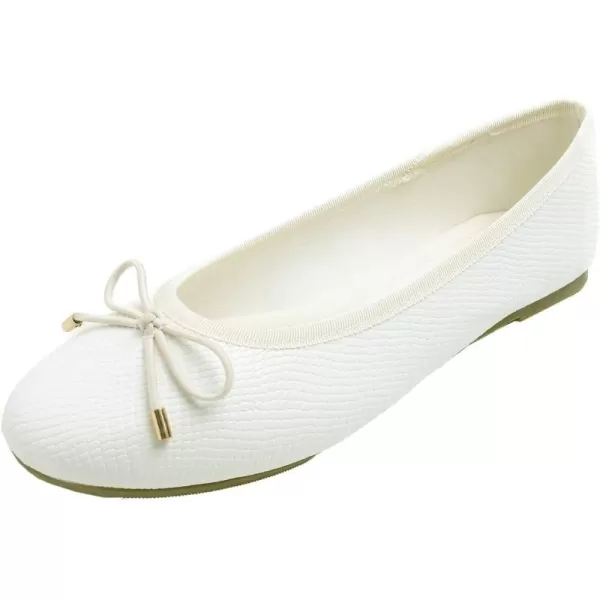FEVERSOLE Women's Bow Tie Fashion Dress Slip On Shoes Round Toe Ballet Flat