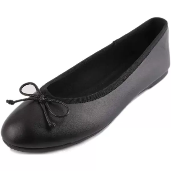 FEVERSOLE Women's Bow Tie Fashion Dress Slip On Shoes Round Toe Ballet Flat