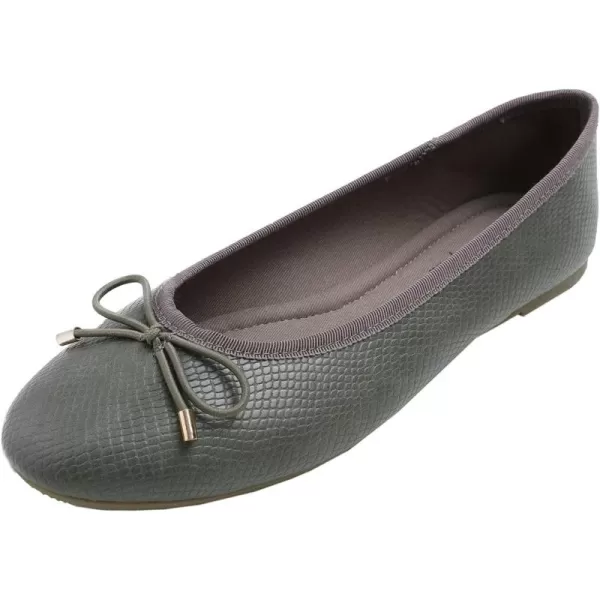 FEVERSOLE Women's Bow Tie Fashion Dress Slip On Shoes Round Toe Ballet Flat
