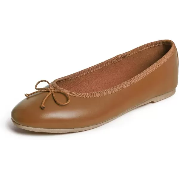 FEVERSOLE Women's Bow Tie Fashion Dress Slip On Shoes Round Toe Ballet Flat
