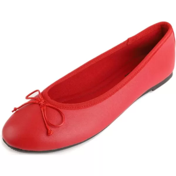 FEVERSOLE Women's Bow Tie Fashion Dress Slip On Shoes Round Toe Ballet Flat