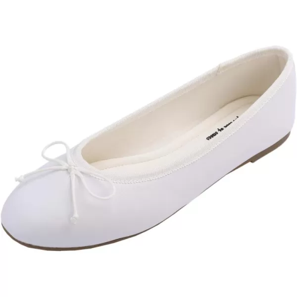 FEVERSOLE Women's Bow Tie Fashion Dress Slip On Shoes Round Toe Ballet Flat