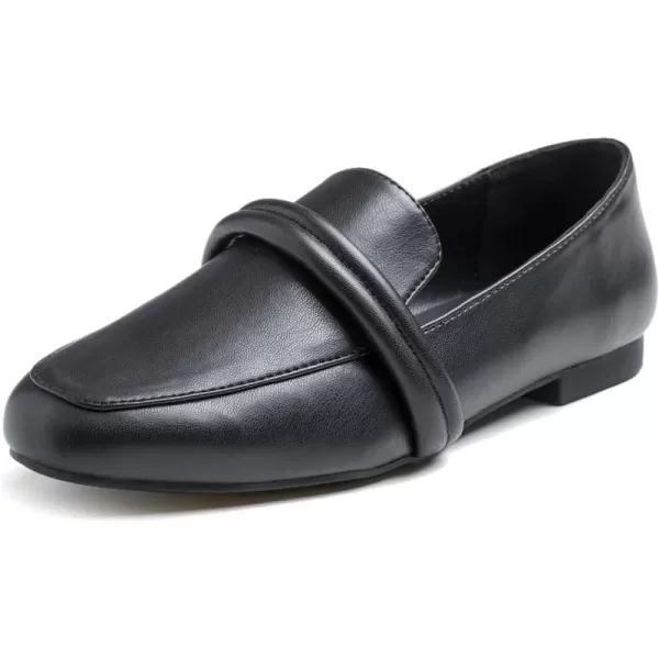 FEVERSOLE Women's Fashion Dress Comfort Low Heel Office Penny Loafer Flats