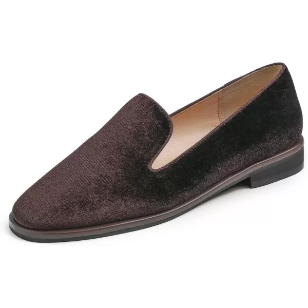 FEVERSOLE Women's Fashion Dress Comfort Low Heel Office Penny Loafer Flats