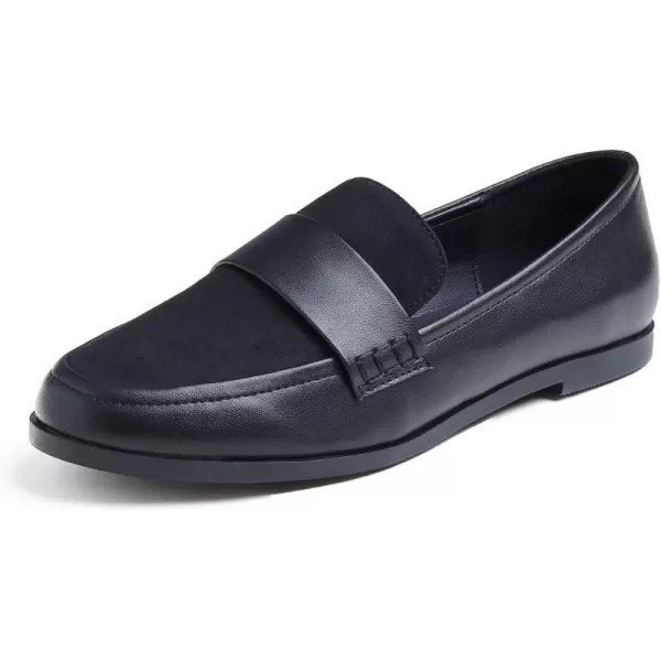 FEVERSOLE Women's Fashion Dress Comfort Low Heel Office Penny Loafer Flats