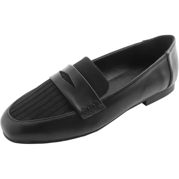 FEVERSOLE Women's Fashion Dress Comfort Low Heel Office Penny Loafer Flats