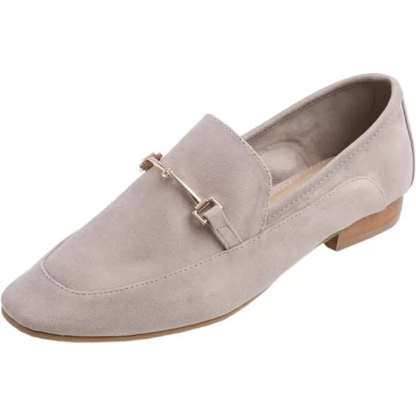 FEVERSOLE Women's Fashion Dress Comfort Low Heel Office Penny Loafer Flats