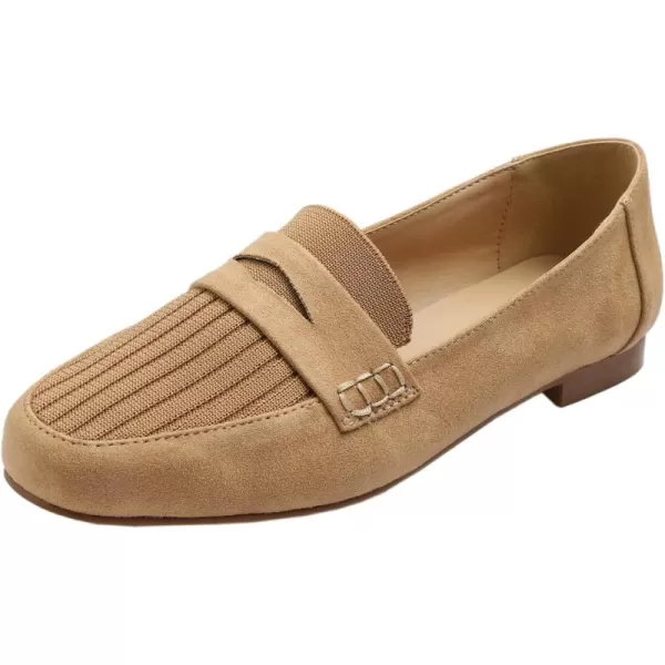 FEVERSOLE Women's Fashion Dress Comfort Low Heel Office Penny Loafer Flats