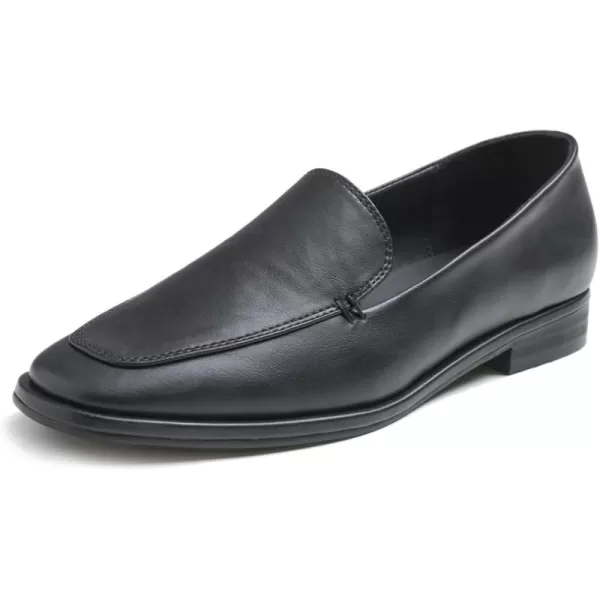 FEVERSOLE Women's Fashion Dress Comfort Low Heel Office Penny Loafer Flats