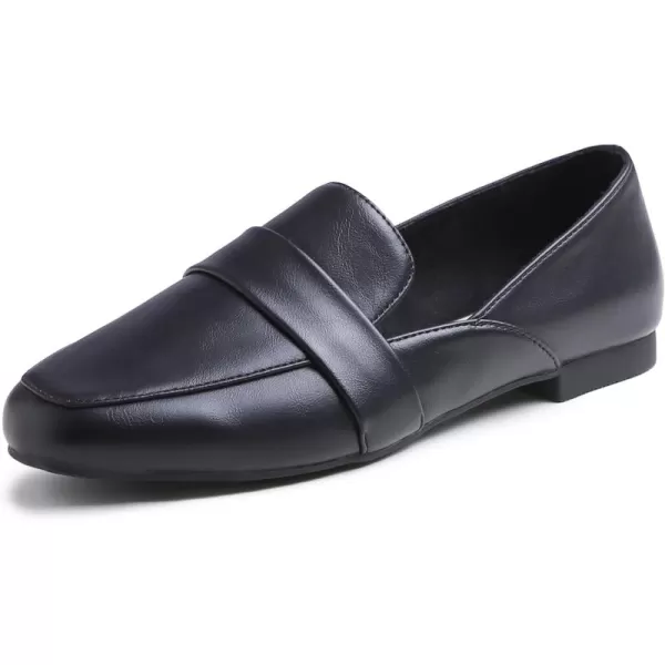 FEVERSOLE Women's Fashion Dress Comfort Low Heel Office Penny Loafer Flats