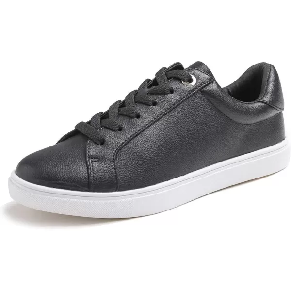 FEVERSOLE Women's Fashion Lightweight Spring Summer Vegan Leather Sneaker Casual Comfort Walking Shoes