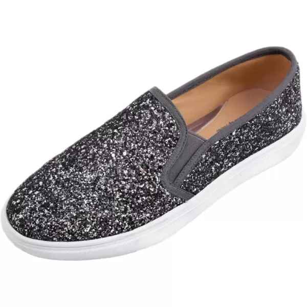 FEVERSOLE Women's Fashion Slip-On Sneaker Casual Flat Loafers