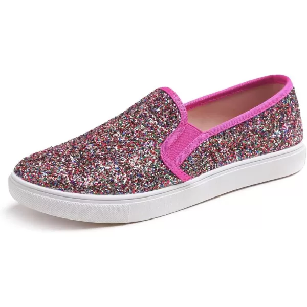 FEVERSOLE Women's Fashion Slip-On Sneaker Casual Flat Loafers