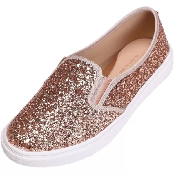 FEVERSOLE Women's Fashion Slip-On Sneaker Casual Flat Loafers