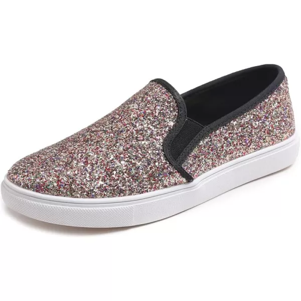 FEVERSOLE Women's Fashion Slip-On Sneaker Casual Flat Loafers