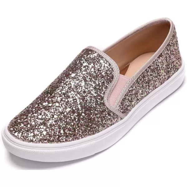 FEVERSOLE Women's Fashion Slip-On Sneaker Casual Flat Loafers