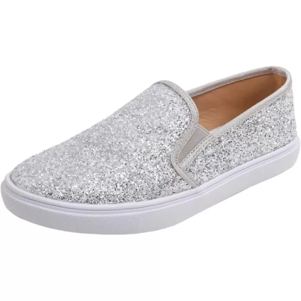 FEVERSOLE Women's Fashion Slip-On Sneaker Casual Flat Loafers