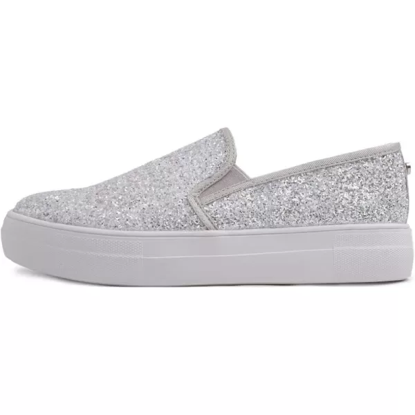 FEVERSOLE Women's Fashion Slip On Sneaker Casual Platform Loafers