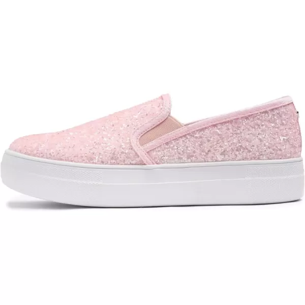 FEVERSOLE Women's Fashion Slip On Sneaker Casual Platform Loafers