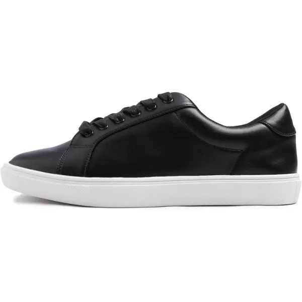 FEVERSOLE Women's Featured PU Leather Colorful Lace-Up Sneaker