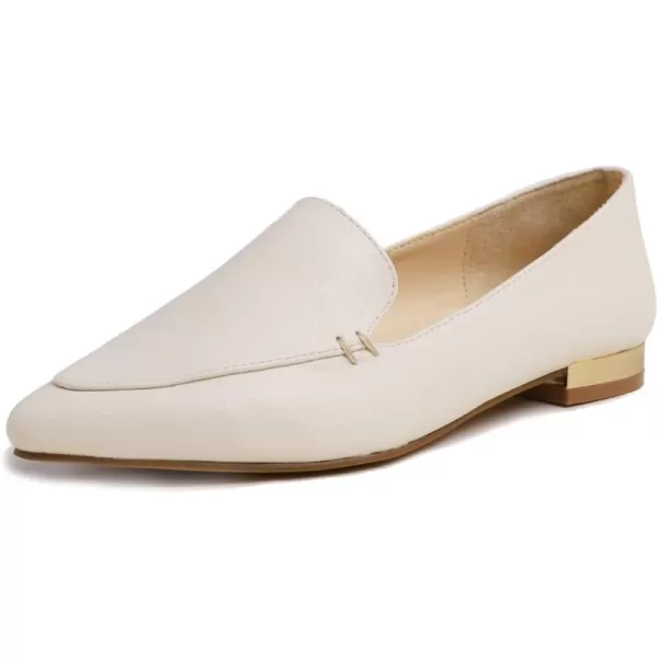 FEVERSOLE Women's Loafer Flat Pointed Deco Low Heel Fashion Slip On Dress Driving Office Shoes