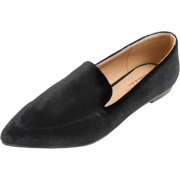 FEVERSOLE Women's Loafer Flat Pointed Fashion Slip On Comfort Driving Office Shoes