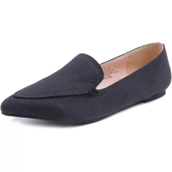 FEVERSOLE Women's Loafer Flat Pointed Fashion Slip On Comfort Driving Office Shoes