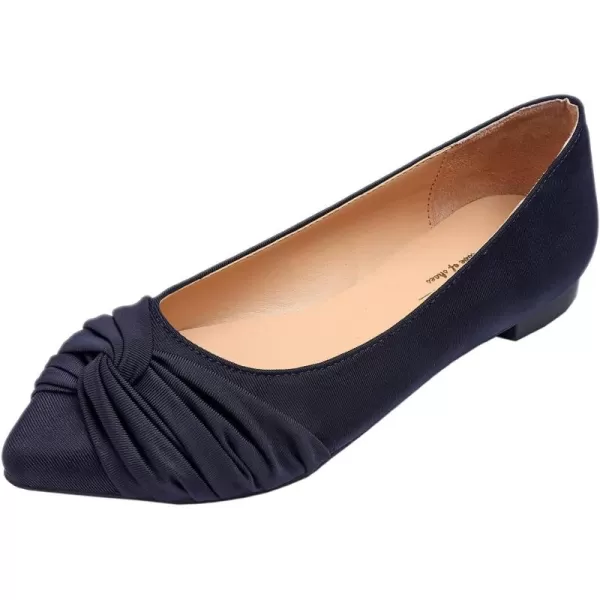 FEVERSOLE Women's Loafer Flat Pointed Fashion Slip On Comfort Driving Office Shoes