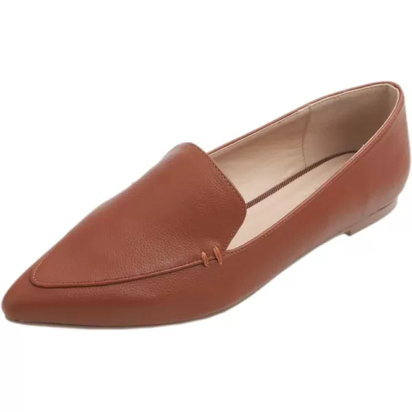 FEVERSOLE Women's Loafer Flat Pointed Fashion Slip On Comfort Driving Office Shoes