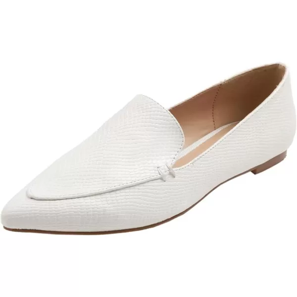 FEVERSOLE Women's Loafer Flat Pointed Fashion Slip On Comfort Driving Office Shoes