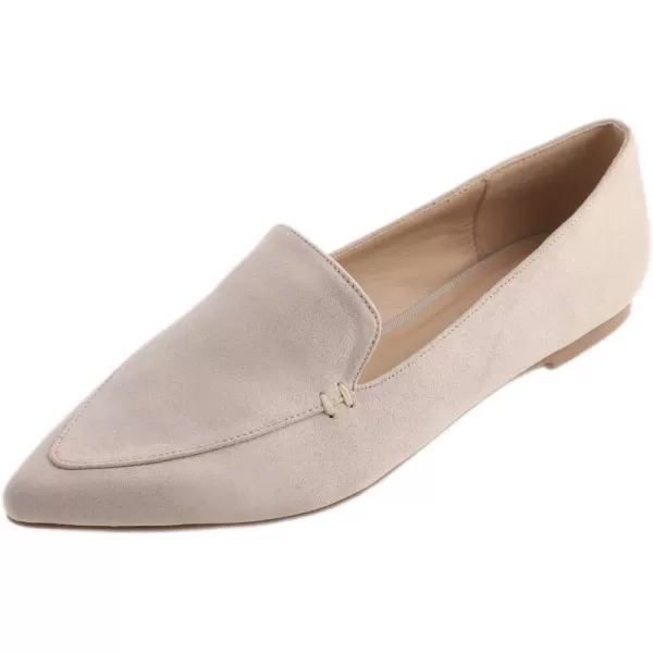 FEVERSOLE Women's Loafer Flat Pointed Fashion Slip On Comfort Driving Office Shoes