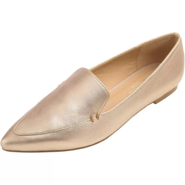 FEVERSOLE Women's Loafer Flat Pointed Fashion Slip On Comfort Driving Office Shoes