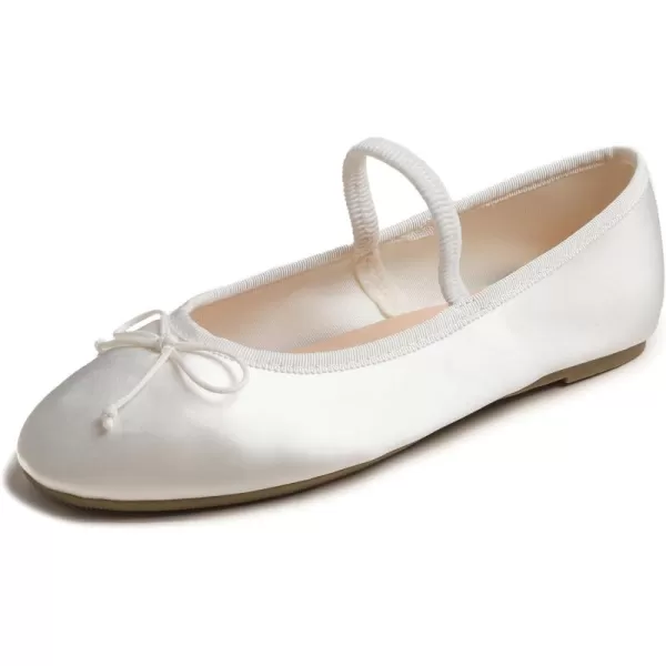 FEVERSOLE Women's Mary Jane Fashion Round Toe Easy Buckle Slip On Flats