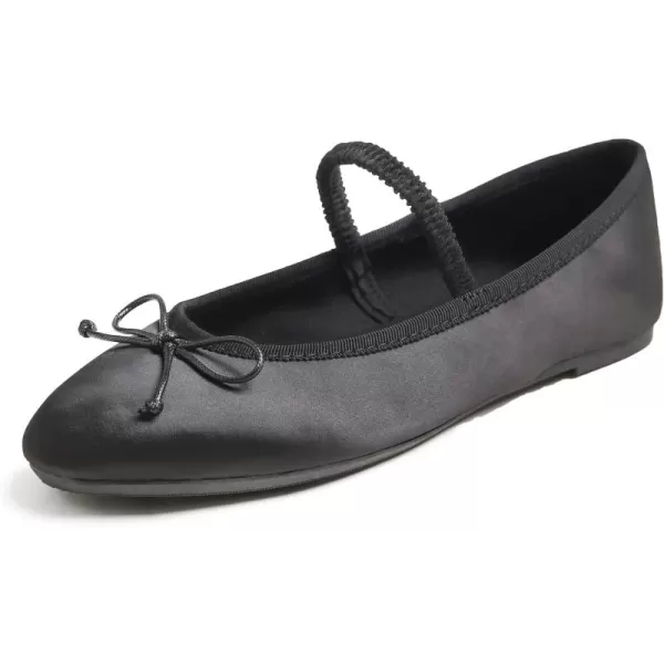 FEVERSOLE Women's Mary Jane Fashion Round Toe Easy Buckle Slip On Flats