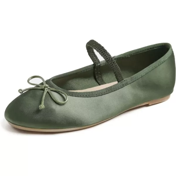 FEVERSOLE Women's Mary Jane Fashion Round Toe Easy Buckle Slip On Flats