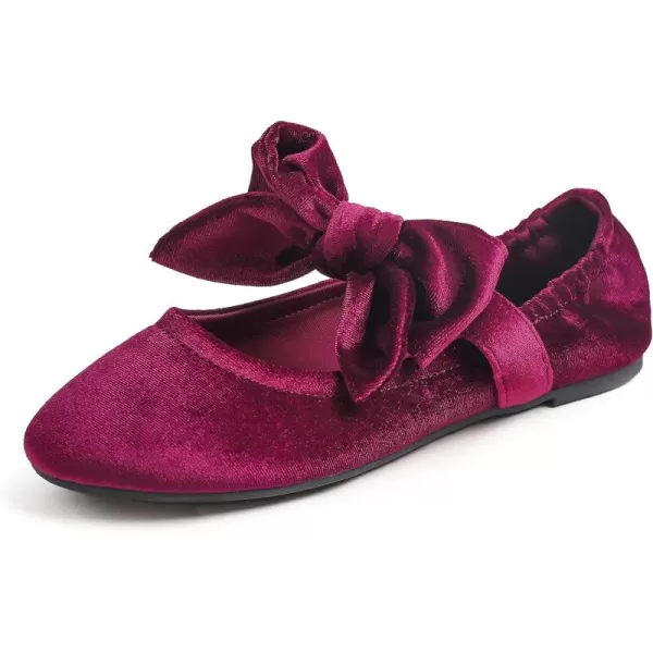 FEVERSOLE Women's Mary Jane Fashion Round Toe Easy Buckle Slip On Flats