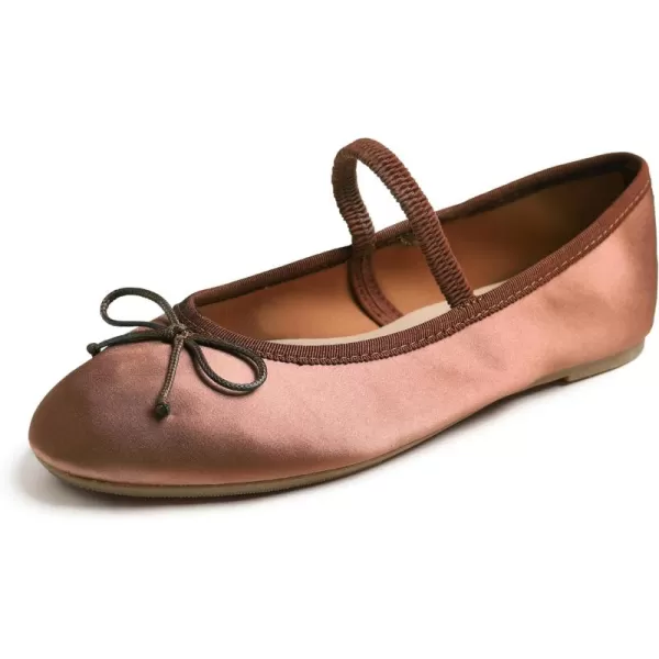 FEVERSOLE Women's Mary Jane Fashion Round Toe Easy Buckle Slip On Flats